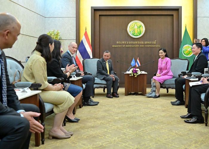 'รมว.นฤมล' ต้อนรับผู้ช่วยผู้อำนวยการใหญ่ FAO คนใหม่ พร้อมสานต่อความร่วมมือด้านเกษตรและอาหารที่ยั่งยืน