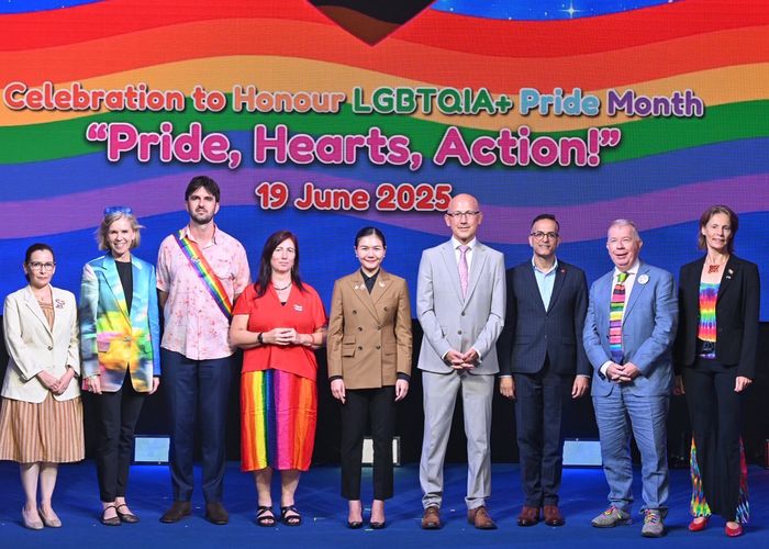 'จิราพร' กล่าวสุนทรพจน์งานฉลองสมรสเท่าเทียมสถานทูตในไทย สุดปลื้ม! นานาชาติยินดีไทยก้าวหน้าสิทธิมนุษยชน