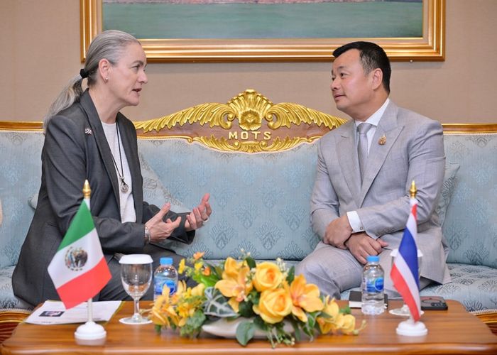 รมว.สรวงศ์ หารือเอกอัครราชทูตเม็กซิโกฯ ในโอกาสวาระฉลอง 50 ปีความสัมพันธ์ฯ ไทย-เม็กซิโก