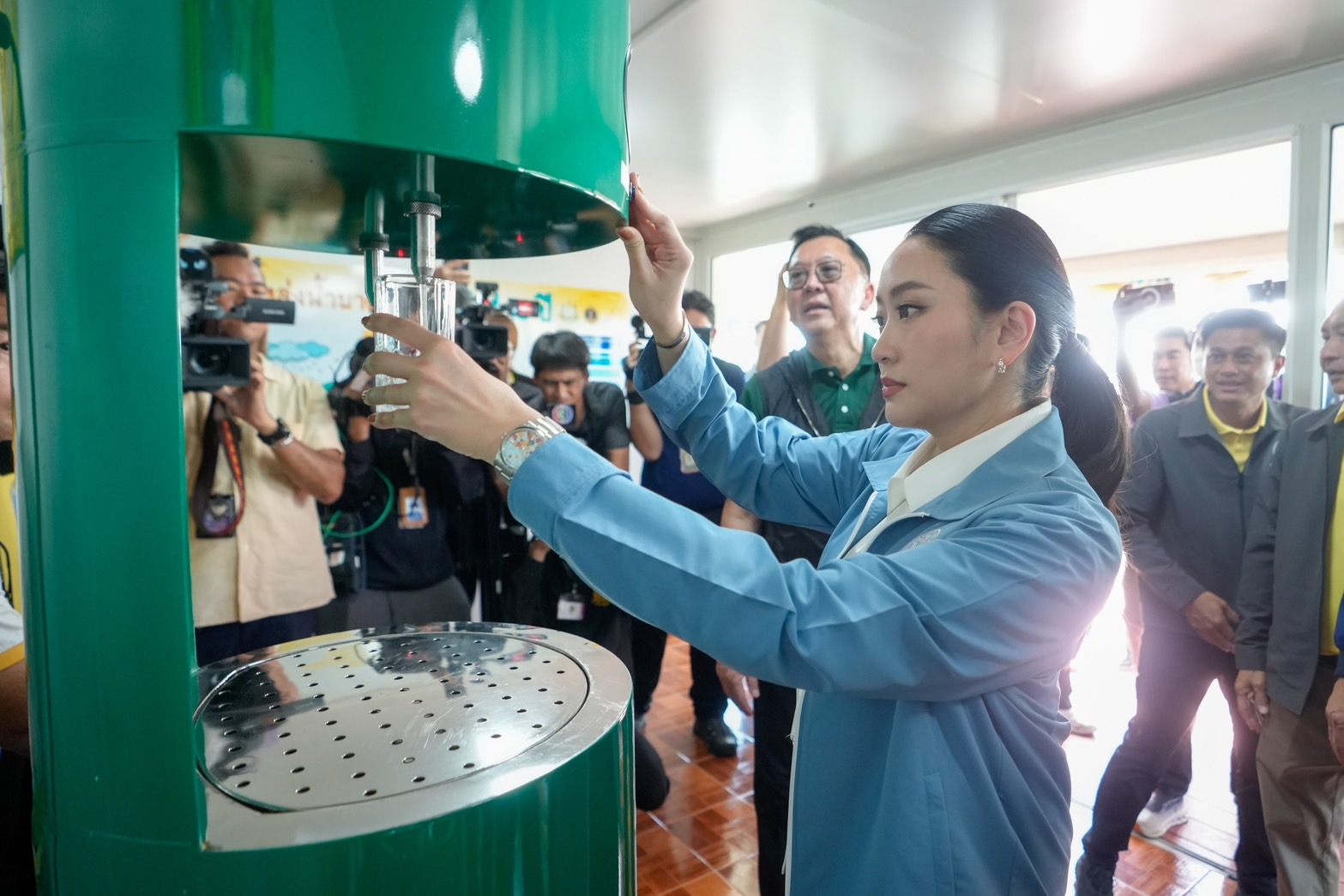 นายกรัฐมนตรี แพทองธาร ชินวัตร เยี่ยมชมโครงการจัดหาน้ำบาดาล