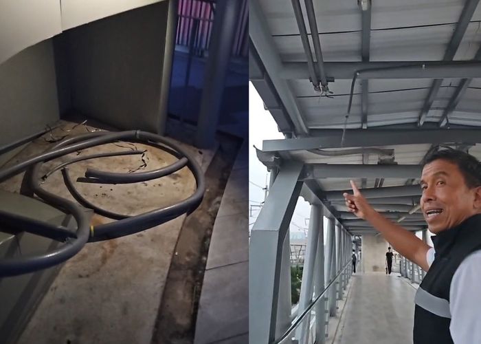 เห็นแล้วมีน้ำโห! ผู้ว่าฯ ชัชชาติ ลงพื้นที่ Skywalk บางกะปิ ส่องปัญหาลักตัดสายไฟทำไฟดับเป็นแถบ
