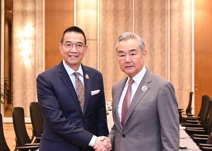 'มาริษ' หารือทวิภาคี 'หวัง อี้' ย้ำสัมพันธ์ 50 ปี ไทย-จีน ส่งเสริมความเป็นหุ้นส่วนเชิงยุทธศาสตร์อย่างรอบด้าน