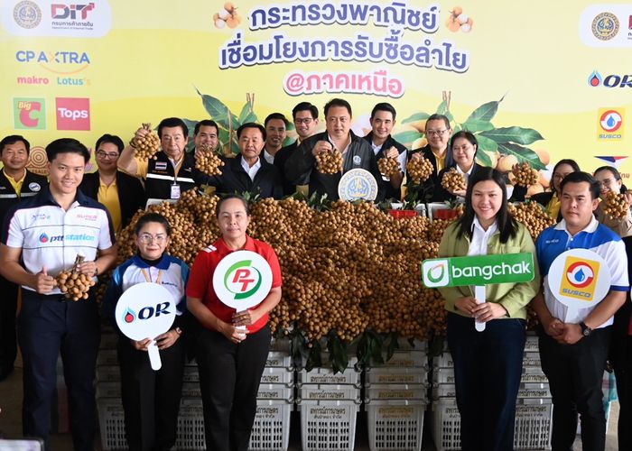 ลุย 8 มาตรการดึงราคาลำไยทั้งระบบ 'สุชาติ' รมช.พาณิชย์ ลงพื้นที่เชียงใหม่ แก้ปัญหาลำไยล้นตลาด