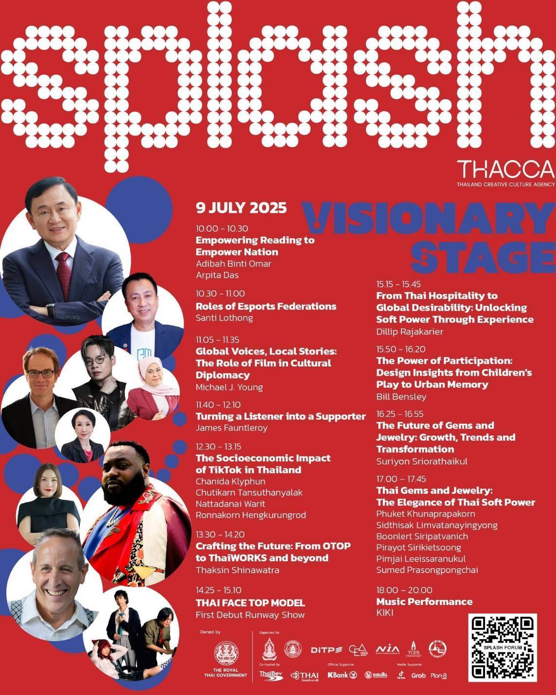 แพทองธาร-ทักษิณ-เศรษฐาSPLASH – Soft Power Forum 2025