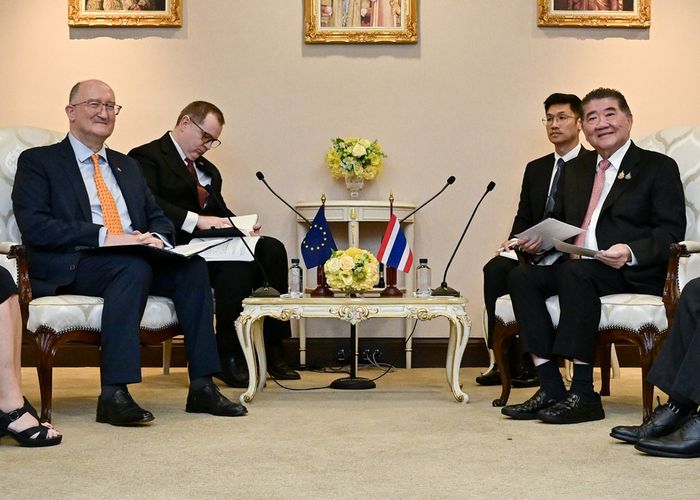 ไทย–EU กระชับสัมพันธ์! 'ภูมิธรรม' ชื่นชมบทบาทเอกอัครราชทูต EU ย้ำเดินหน้ายกระดับความร่วมมือ ผลักดันสันติภาพในภูมิภาค