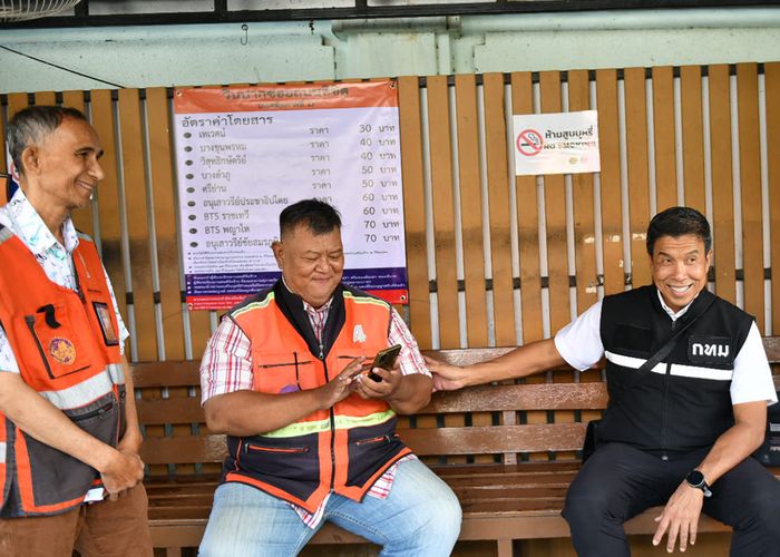 ผู้ว่าฯ ชัชชาติ เดินหน้ายกระดับวินมอเตอร์ไซค์ ด้านดุสิตชู 'วินลิขิต' เป็นโมเดล
