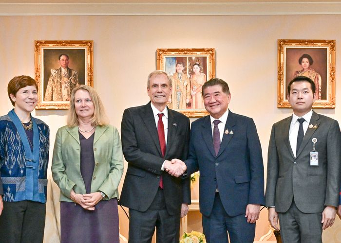 เอกอัครราชทูตสหรัฐฯ พบ ภูมิธรรม จับมือร่วมผลักดันสันติภาพในภูมิภาค–ความมั่นคง–เศรษฐกิจ ร่วมมือต่อต้าน Scam Center และต่อยอดซอฟต์พาวเวอร์ไทย