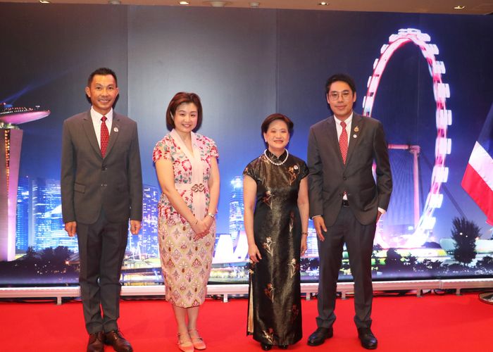 'รวิศ สอดส่อง' ผู้แทน รมว.ยุติธรรม ร่วมงานวันชาติสิงคโปร์ ฉลอง 60 ปีความสัมพันธ์-หนุนต้นแบบ Yellow Ribbon ปรับใช้ในไทย