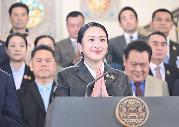 'แพทองธาร ชินวัตร' แถลงย้ำบริสุทธิ์ใจ ตั้งใจทำเพื่อประเทศ หวังทุกฝ่ายช่วยกันสร้างเสถียรภาพการเมือง