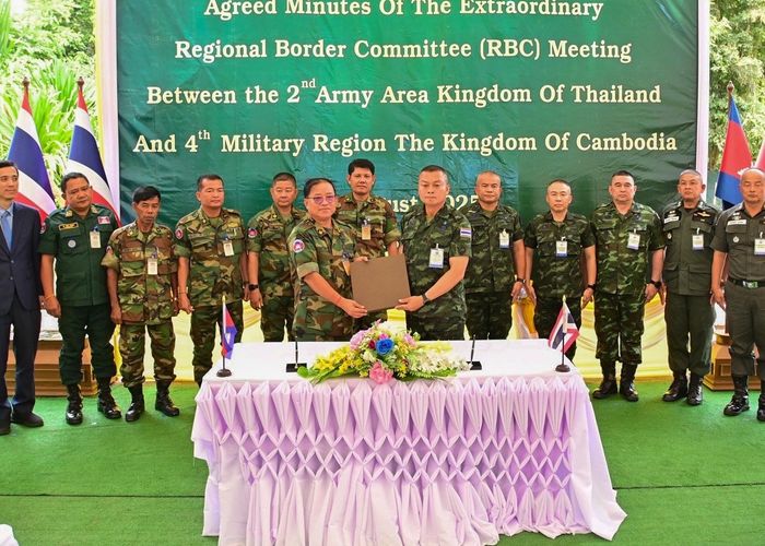 ผลประชุม RBC ไทย–กัมพูชา เห็นพ้อง 11 ข้อ ลดตึงเครียดชายแดนพื้นที่ทัพภาค2
