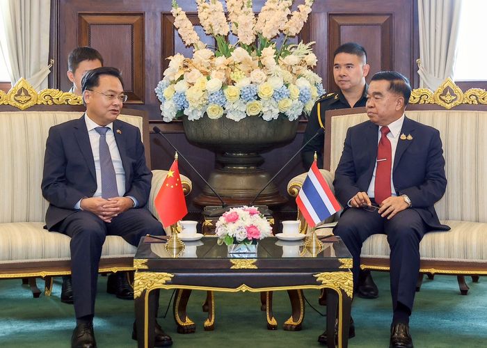 พลเอก ณัฐพล นาคพาณิชย์ ต้อนรับเอกอัครราชทูตจีน ประจำประเทศไทย ย้ำความสัมพันธ์ทางการทหาร ความมั่นคง และความร่วมมือรอบด้าน