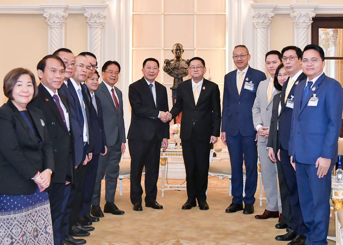 'ประเสริฐ' หารือ รมว.กระทรวงกสิกรรมฯ ลาว สนับสนุนการบริหารจัดการทรัพยากรน้ำอย่างมีประสิทธิภาพ