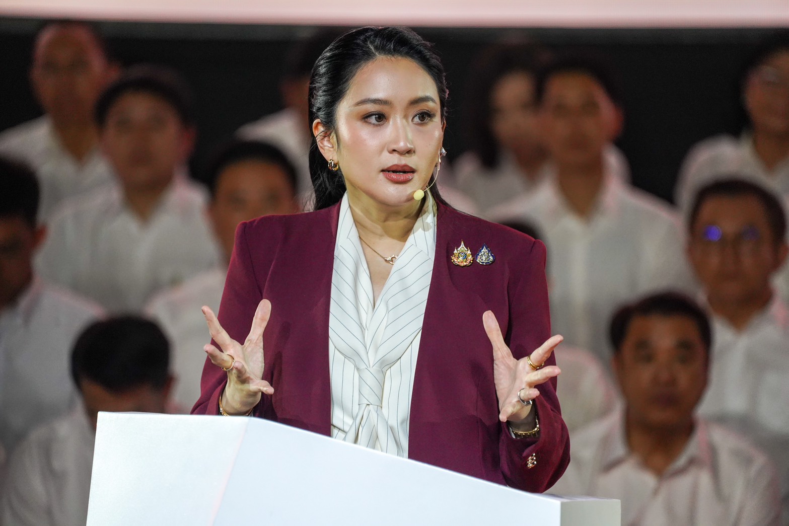 แพทองธาร ชินวัตร หัวหน้าพรรคเพื่อไทย