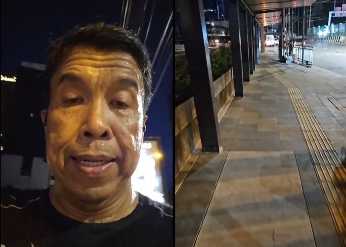 'ชัชชาติ' วิ่งตรวจทางเท้ายามเช้าที่ถนนพระราม 4 ชี้ปัญหาลักลอบตัดสายไฟยังวิกฤต 3 ปี เสียหาย 40 ล้านบาท