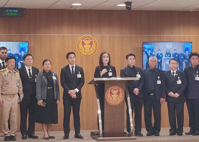 สว.กลุ่มอิสระ แถลงค้านมติสอบจริยธรรม 'สว.นันทนา' ชี้กระบวนการไม่เป็นธรรม หวั่นเสียงข้างมากกินรวบวุฒิสภา