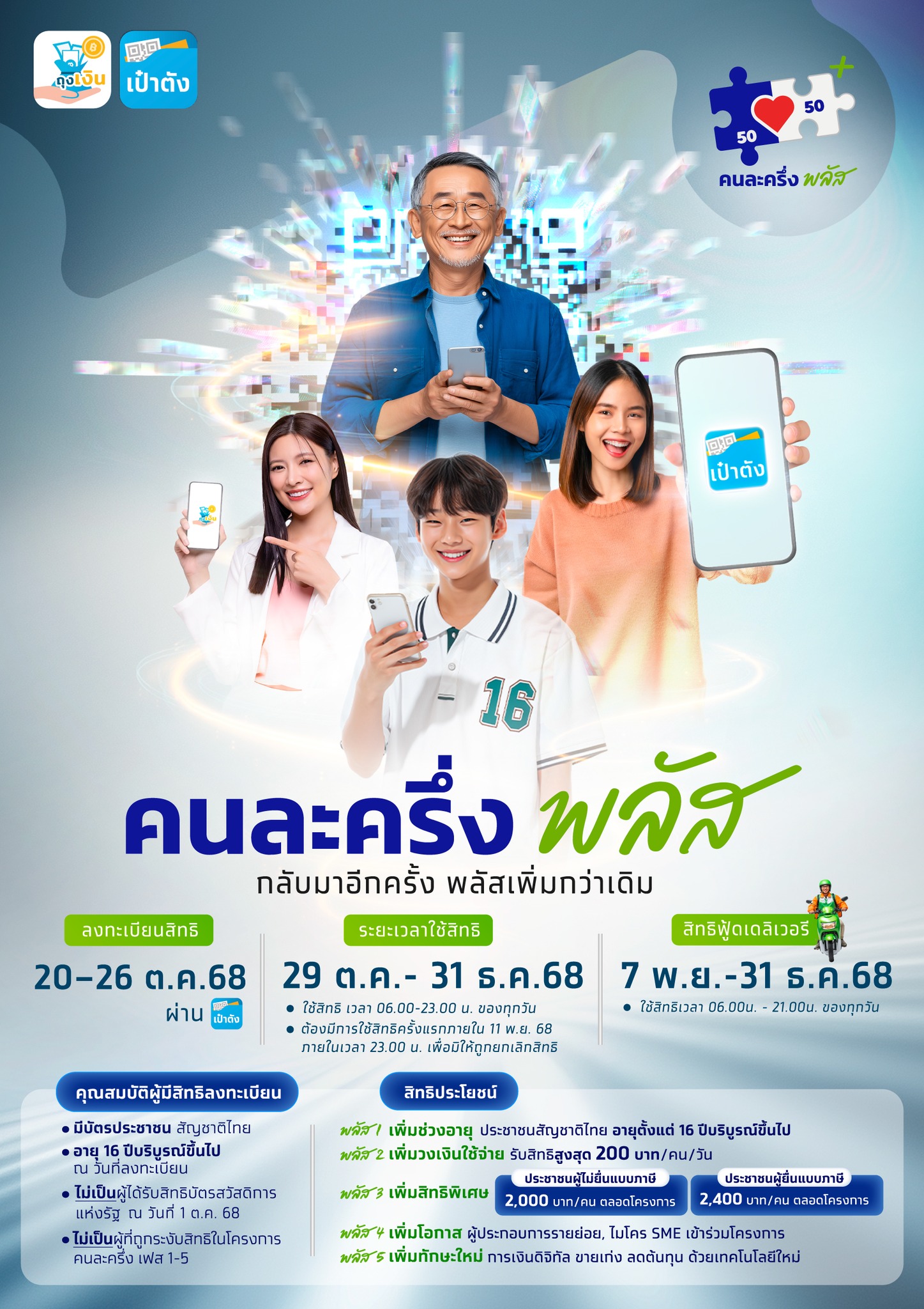 คนละครึ่ง พลัส