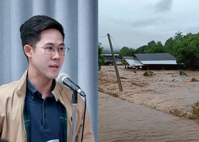 'รวี' ชี้อุตรดิตถ์อ่วม 'บัวลอย' ทำน้ำท่วมหนักชาวบ้านต้องหนีน้ำขึ้นหลังคา 'เพื่อไทย' จับมือหน่วยงานรัฐส่งทีมม้าเร็วเร่งช่วยประชาชน
