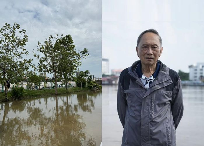 'ปลอดประสพ' ขอเตือนอีกสักครั้งเรื่องน้ำท่วม น้ำเจ้าพระยาสูงนานระวังผนังกั้นน้ำชั่วคราวทรุดแตก น้ำท่วมใต้ระวังดินถล่ม