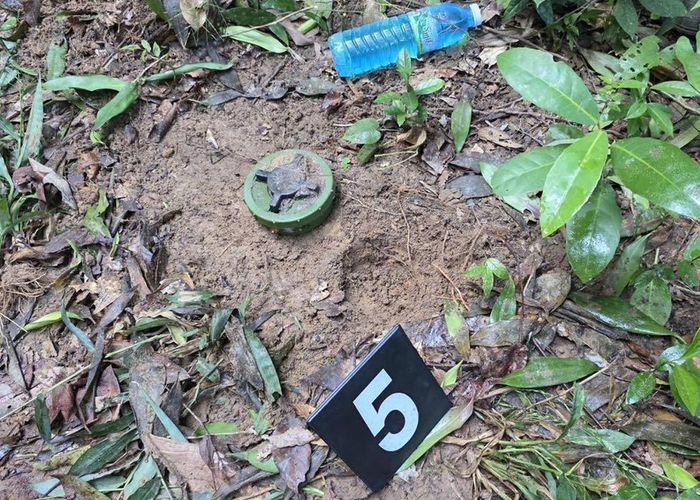ศูนย์ปฏิบัติการทุ่นระเบิดแห่งชาติ สรุปทุ่นระเบิดพื้นที่ห้วยตามาเรีย เป็นการลักลอบรื้อถอนลวดหนาม เข้ามาวางทุ่นระเบิดใหม่ในเขตไทย