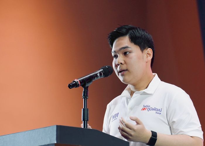 ‘เพื่อไทย’ เปิดตัว ‘โฟล์ค–ภูมิพัฒน์ โหสกุล’ ชิงเก้าอี้ สส. กทม. เขต 10 มั่นใจดูแลคนดอนเมือง ได้ดีไม่แพ้พ่อ