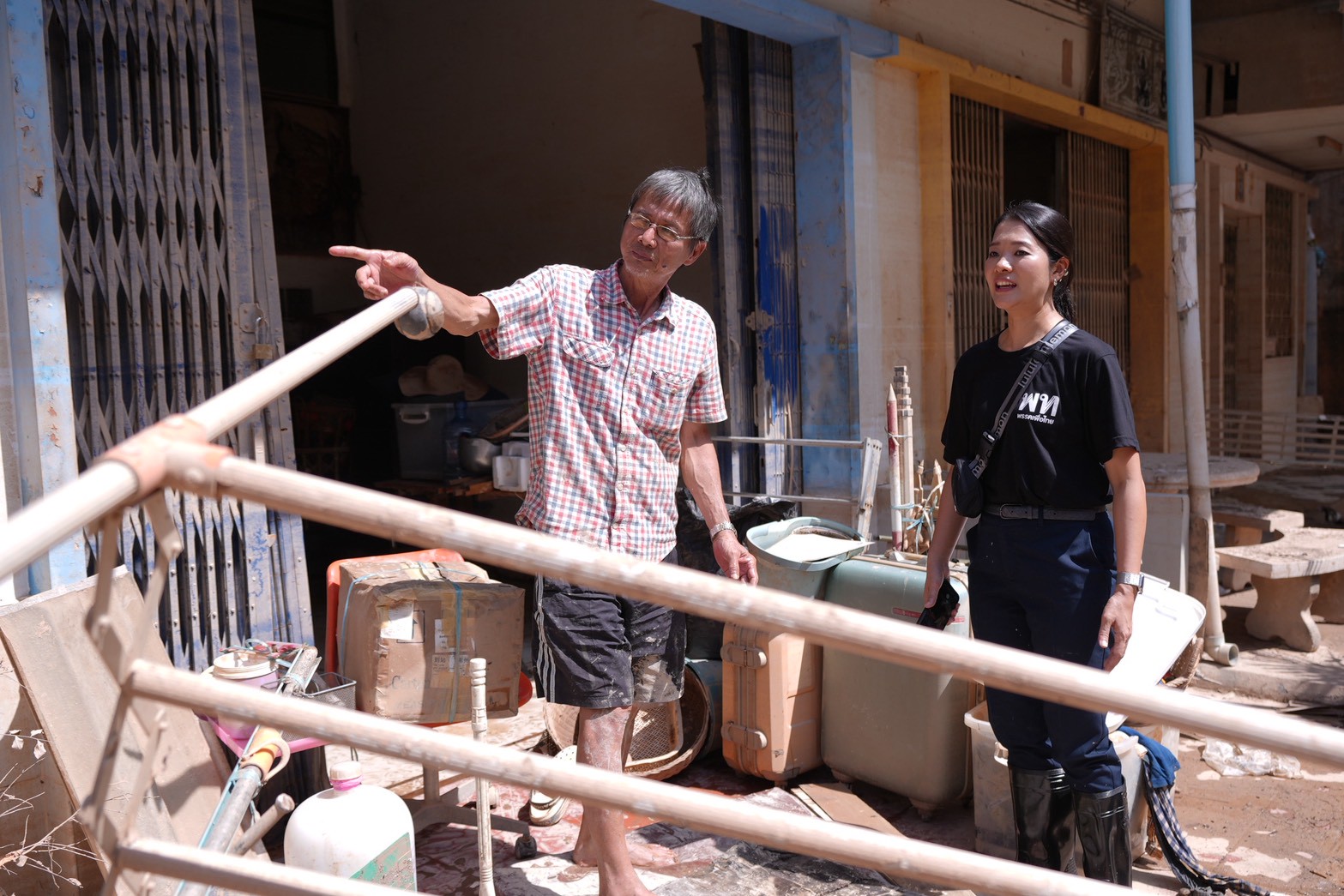 ธีรรัตน์ ศรีญาดา พรรคเพื่อไทย ตลาดกิมหยง น้ำท่วมหาดใหญ่