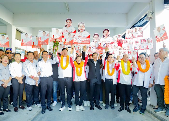 'จาตุรนต์' มองเลือกตั้ง'69 เดือด กระแสพรรคเพื่อไทยไม่เป็นรองใคร ขอแรงคนฉะเชิงเทราเลือกเพื่อไทยยกจังหวัด