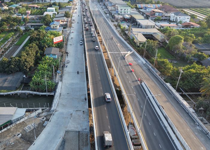 กทม. เปิดสัญจรพุทธมณฑลสาย 2–3 ของถนนพรานนก–พุทธมณฑลสาย 4 แบ่งเบาจราจรฝั่งตะวันตก