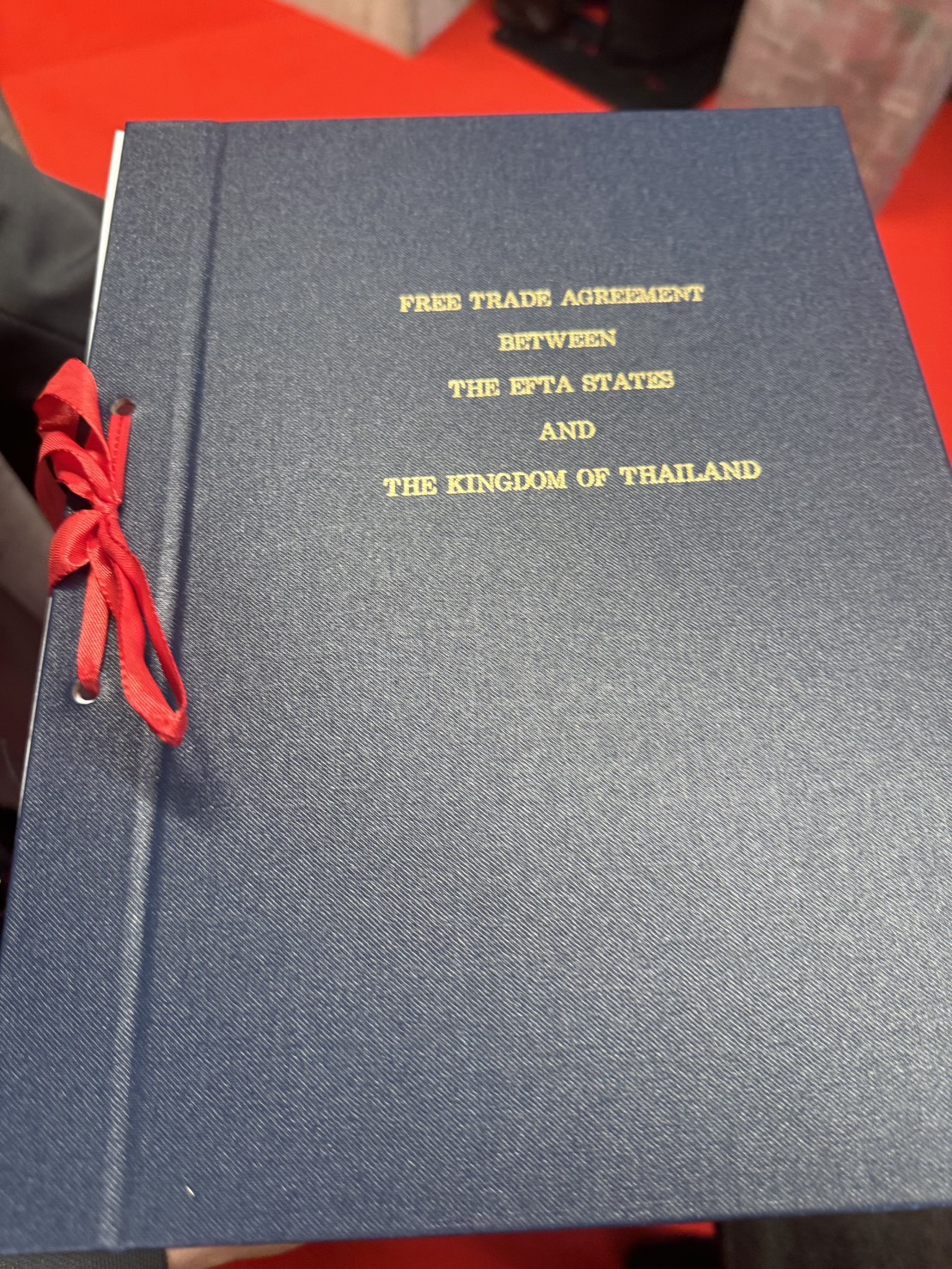 เพื่อไทย FTA EFTA