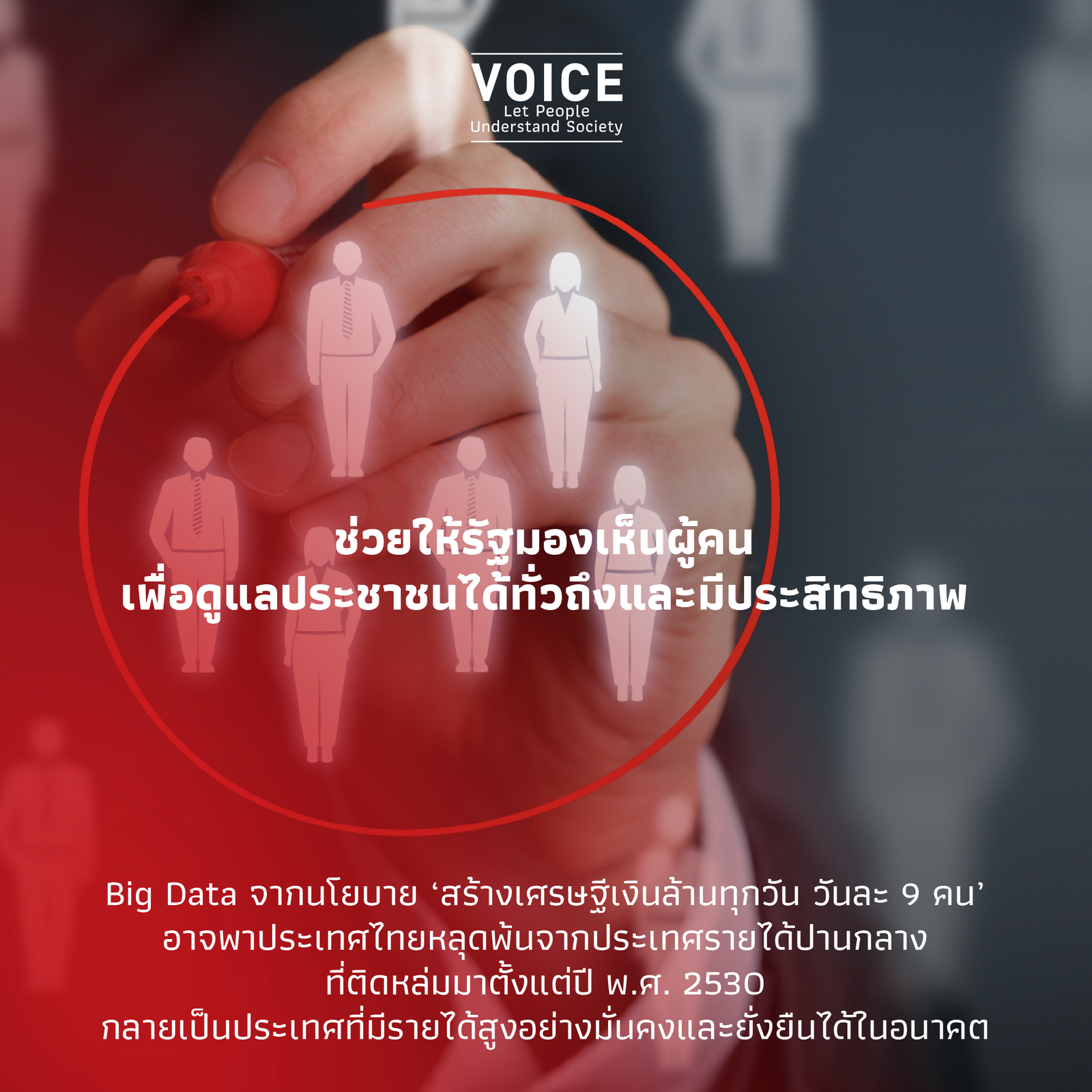 นโยบายสร้างเศรษฐีเงินล้านวันละ 9 คน