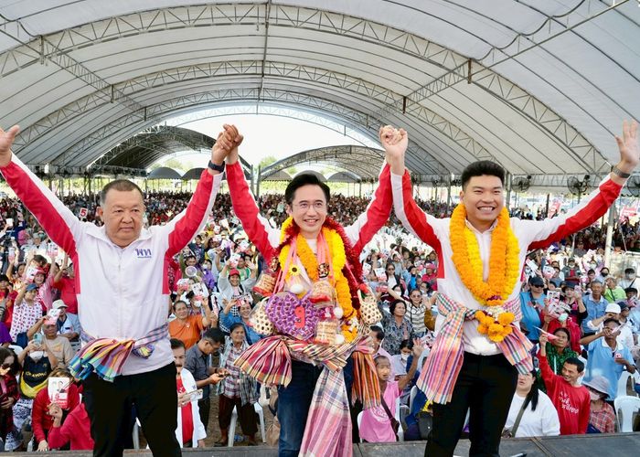 ยศชนันหาเสียง ‘สระบุรี’ ชูนโยบายเรียนได้เงิน จบได้งาน ย้ำ 'โครงการเศรษฐีเงินล้าน' ไม่ใช่การแจกเงิน