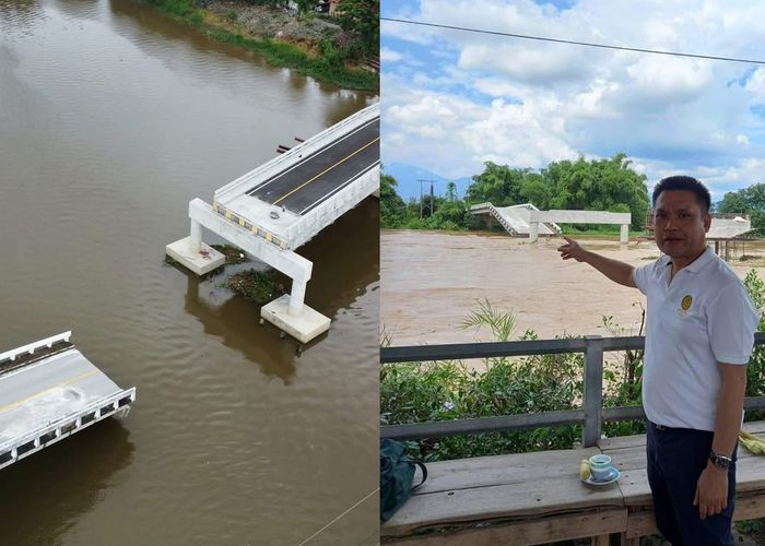 'รังสรรค์' อดีต สส.ลำพูน เพื่อไทย เผย 'สะพานวังสะแกง' เชื่อมจอมทอง–เวียงหนองล่องก่อสร้างคืบหน้ากว่า 70% แล้ว หลังหารือสภาฯ