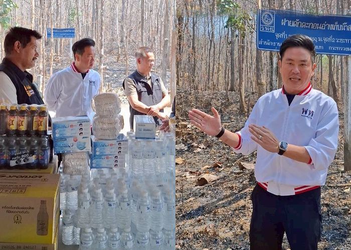 'จักรพล' ลงพื้นที่ติดตามสถานการณ์ไฟป่าในจังหวัดเชียงใหม่ พร้อมให้กำลังใจกับเจ้าหน้าที่