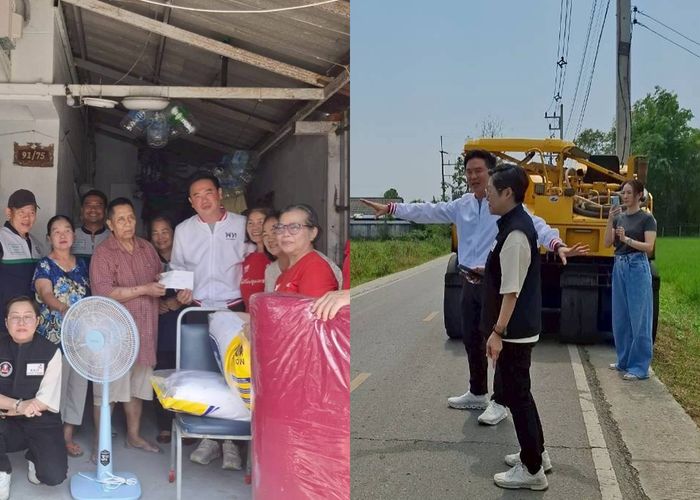 'จักรพล' เพื่อไทย เยี่ยมให้กำลังใจผู้ประสบอัคคีภัย ติดตามการปรับปรุงผิวถนนเส้น อบต.สันกำแพง หารือปัญหาสุนัขจรจัดในพื้นที่