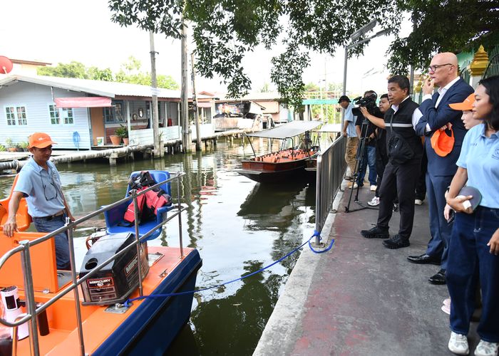 กทม. X เนเธอร์แลนด์ - มจธ. เปลี่ยนเรือขยะปลดระวางสู่เรือไฟฟ้า ลดต้นทุนพลังงาน 60%