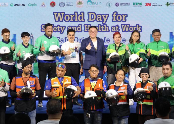'จุลพันธ์' รมว.แรงงาน ปล่อยคาราวาน Safe Drive Safe Life สร้างไรเดอร์-วิน ปลอดภัย เชื่อมพลังวันความปลอดภัยไทย - สากล