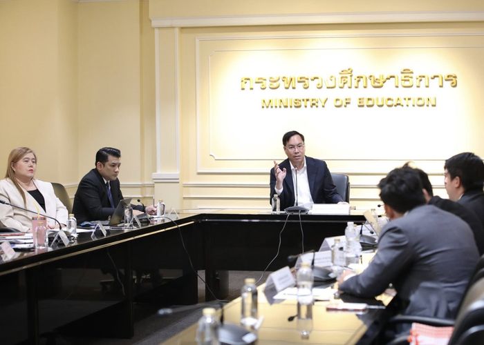 รมช.อัครนันท์ หารือร่วมกับผู้แทน 'Shopee-Lazada-TikTok' บูรณาการทักษะค้าขายออนไลน์ลงสู่สถานศึกษา