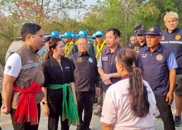 รมช.ปิยะรัฐชย์ ผนึก รมช.อัครนันท์ ลงพื้นที่กาญจนบุรี ดำเนินมาตรการเชิงรุกแก้ปัญหาไฟป่า–หมอกควัน–PM2.5