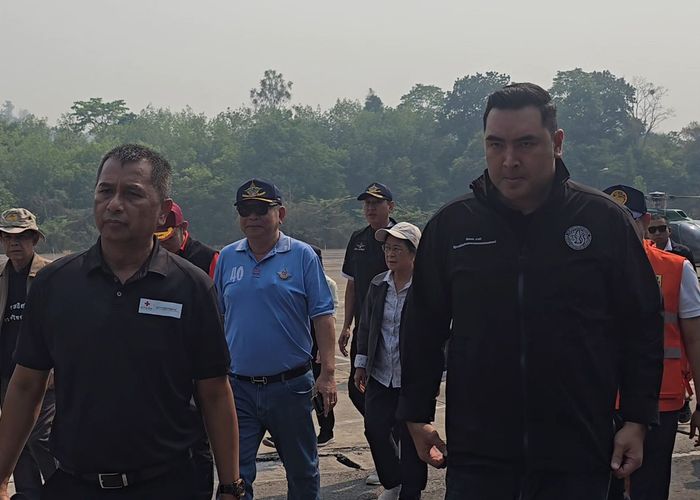รมช.เกษตรฯผนึกอธิบดีฝนหลวงฯ ขึ้น ฮ. สำรวจสถานการณ์ไฟป่า-PM2.5 ที่วัดป่าภูก้อน อ.นายูง จ.อุดรฯ และ อ.สังคม จ.หนองคาย
