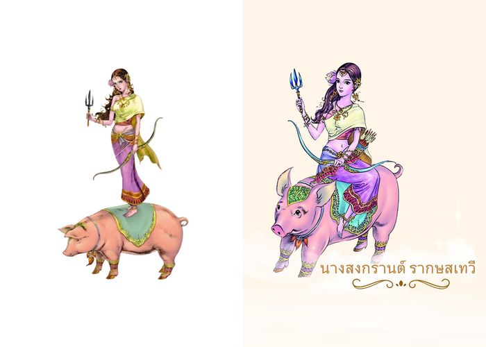 นางสงกรานต์ประจำปี 2569 ทรงนาม 'รากษสเทวี' คำทำนายเกณฑ์ธัญญาหารวิบัติ น้ำน้อย เกษตรกรเฝ้าระวังผลผลิตข้าว