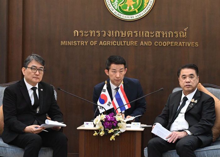 รมว.เกษตรฯ หารือเอกอัครราชทูตสาธารณรัฐเกาหลี กระชับความร่วมมือเกษตรสมัยใหม่ ขับเคลื่อนเทคโนโลยีและความมั่นคงทางอาหาร