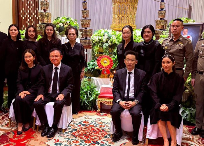 อดีตนายกฯ ทักษิณ เป็นประธานพิธีสวดอภิธรรมศพ ‘พล.ต.ท.ชัจจ์ กุลดิลก’ คืนสุดท้าย ที่วัดเทพศิรินทราวาสราชวรวิหาร