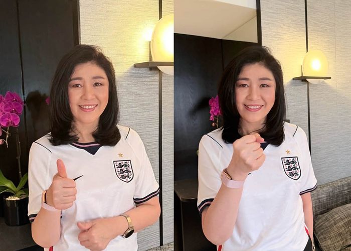‘ยิ่งลักษณ์’ โพสต์ภาพดีใจ อังกฤษ เข้ารอบรองชนะเลิศ ฟุตบอลโลก 2026