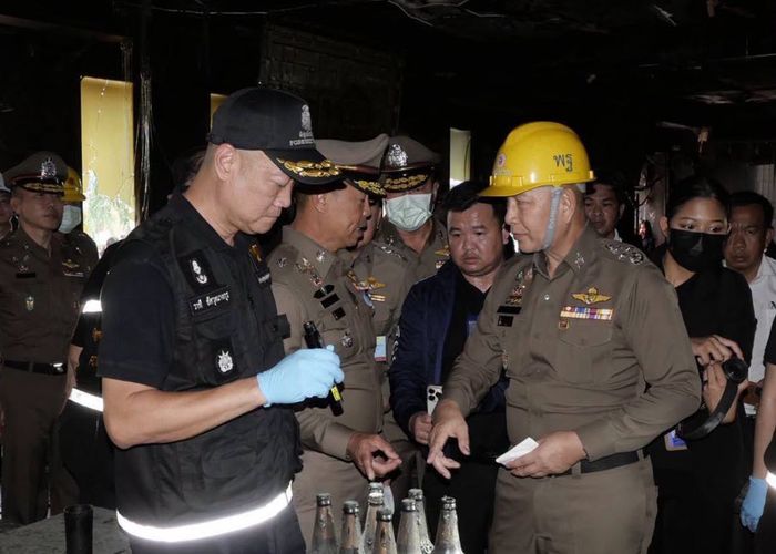 ผบ.ตร. ลงพื้นที่ตรวจสอบเหตุเพลิงไหม้โรงเบียร์ย่านลาดพร้าว สั่งเร่งประสานช่วยเหลือผู้บาดเจ็บ พิสูจน์ยืนยันผู้เสียชีวิต และพิสูจน์หลักฐาน
