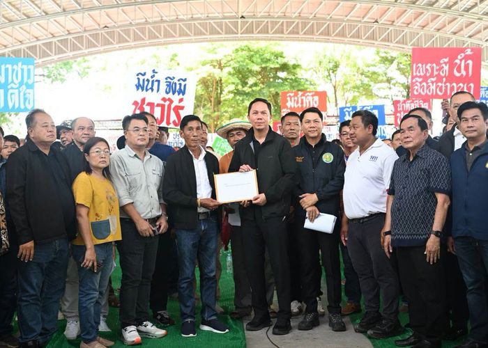 เลขาฯ สรวุฒิ ลุยลงพื้นที่กำแพงเพชร เร่งแก้ไขการขาดแคลนน้ำในพื้นที่การทำการเกษตร