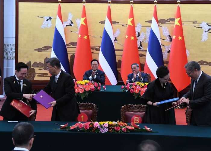 นายกฯ ไทย-จีน เดินหน้าความร่วมมือเศรษฐกิจแห่งอนาคต ความมั่นคง ร่วมเป็นสักขีพยานลงนาม MOU 15 ฉบับ