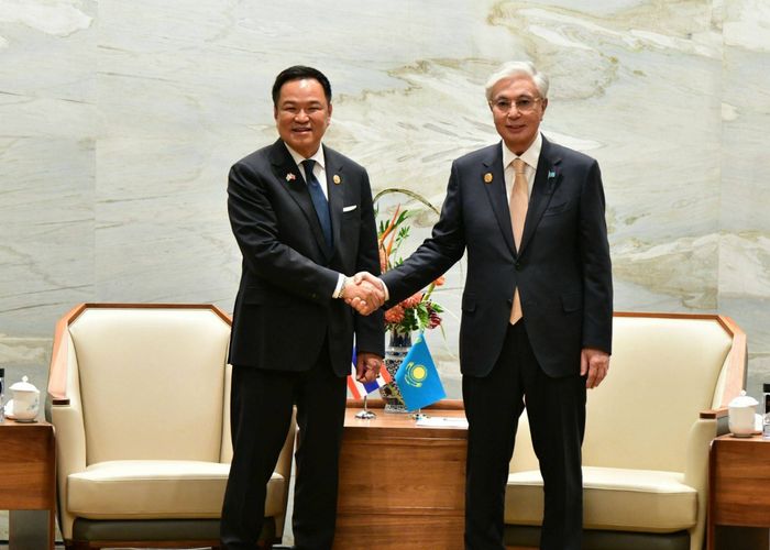 นายกฯ หารือ ปธน. คาซัคสถาน ย้ำไทยพร้อมเป็นประตูสู่อาเซียน เดินหน้าขยายโอกาสทางเศรษฐกิจไทย–เอเชียกลาง