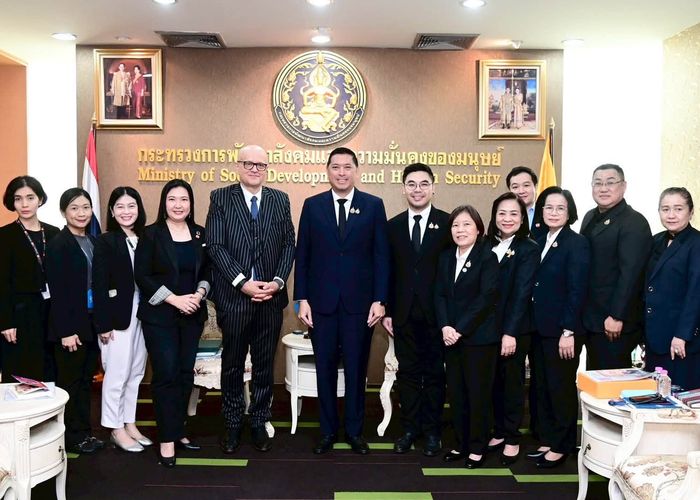 รมว.นิกร ต้อนรับ ดร. Aleksander Sasha Bodiroza หารือความร่วมมือเชิงยุทธศาสตร์ ระหว่างรัฐบาลไทยและ UNFPA