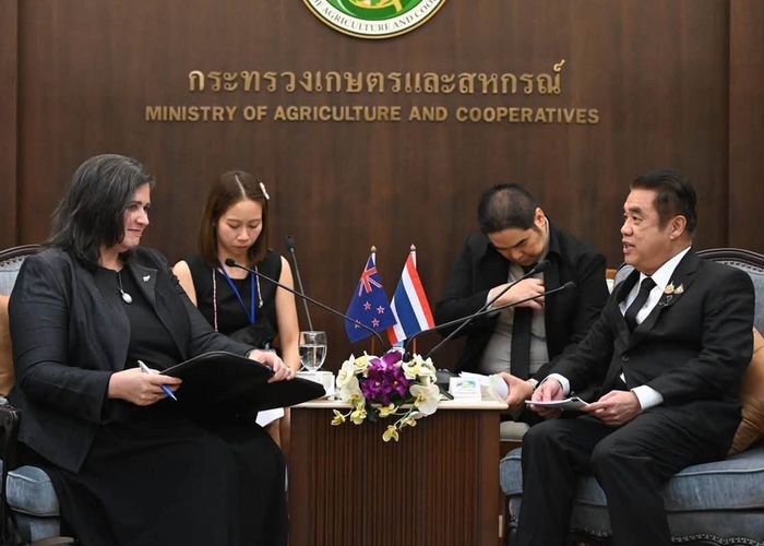 รมว.เกษตรฯ หารือนิวซีแลนด์ เดินหน้าความร่วมมือเกษตร หนุนเทคโนโลยี นวัตกรรม และการพัฒนาสินค้าเกษตร