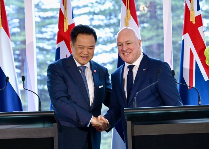 ไทย–นิวซีแลนด์ ยกระดับสู่ 'หุ้นส่วนทางยุทธศาสตร์' ตั้งเป้าเพิ่มการค้า 3 เท่า เตรียมฟื้นเที่ยวบินตรงกรุงเทพฯ–โอ๊คแลนด์