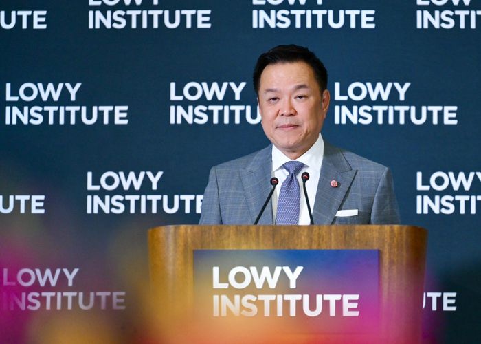 นายกฯ โชว์วิชั่นบนเวที Lowy เมื่อโลกแบ่งขั้ว ไทย “ไม่เลือกข้าง แต่ต้องมีทางเลือก” ชูอาเซียนเข้มแข็ง–เศรษฐกิจยืดหยุ่น